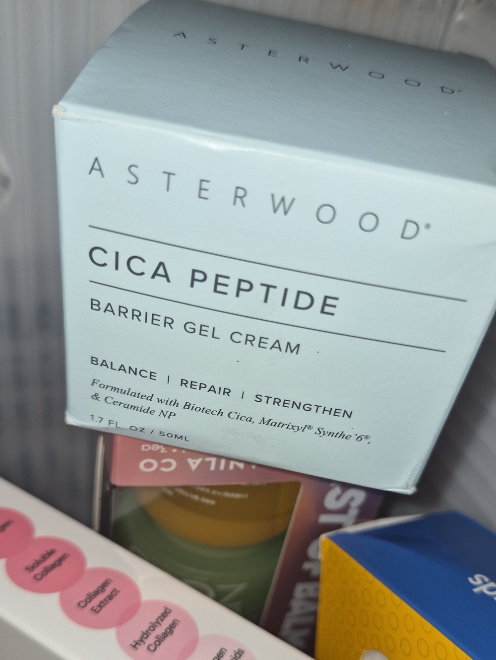 Cica Peptide Barrier Gel Cream - Asterwood Nwt